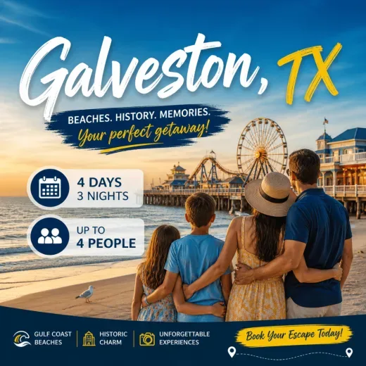 Best Western Plus Seawall Inn & Suites by the Beach — 4D/3N Galveston, TX