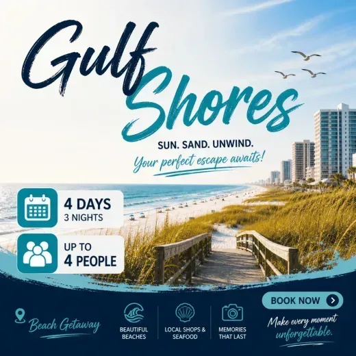 Hampton Inn Gulf Shores — 4D/3N Gulf Shores