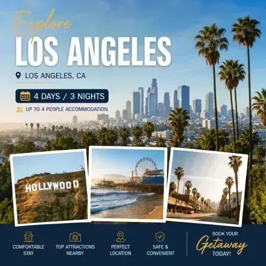 Hilton Checkers Los Angeles — 4D/3N Los Angeles, CA