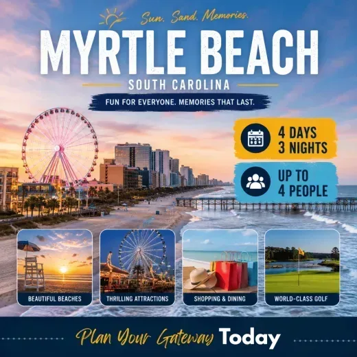 Hilton Grand Vacations Club Ocean Enclave Myrtle Beach — 4D/3N Myrtle Beach, SC