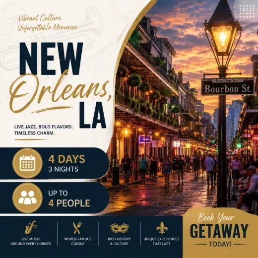 Hilton New Orleans/St. Charles Avenue — 4D/3N New Orleans, LA