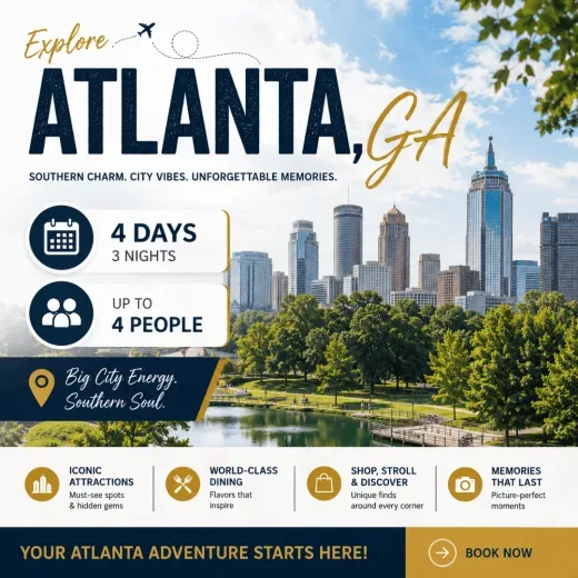 Hyatt Place Atlanta/Duluth/Johns Creek — 4D/3N Atlanta, GA
