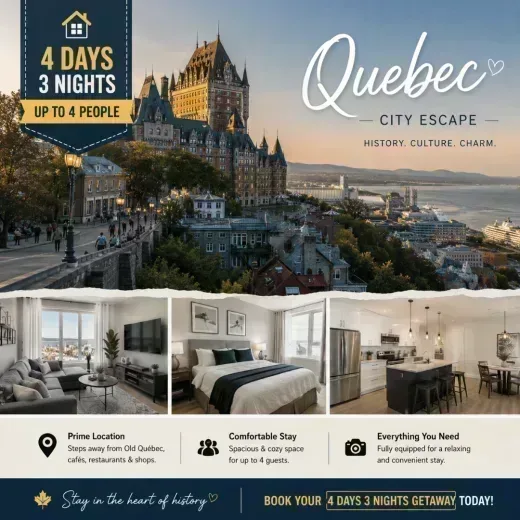 Le Monastere Des Augustines — 4D/3N Quebec