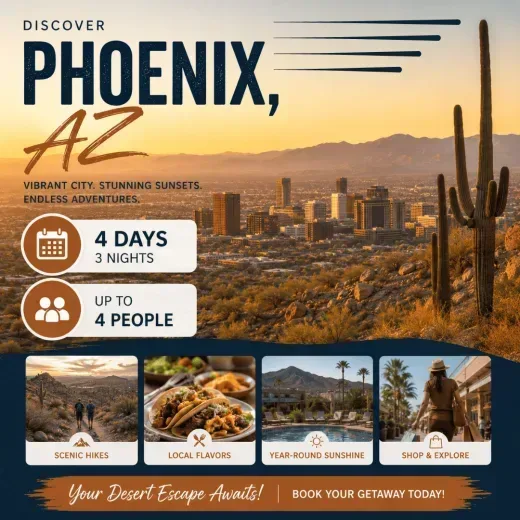 Omni Scottsdale Resort & Spa at Montelucia — 4D/3N Phoenix, AZ