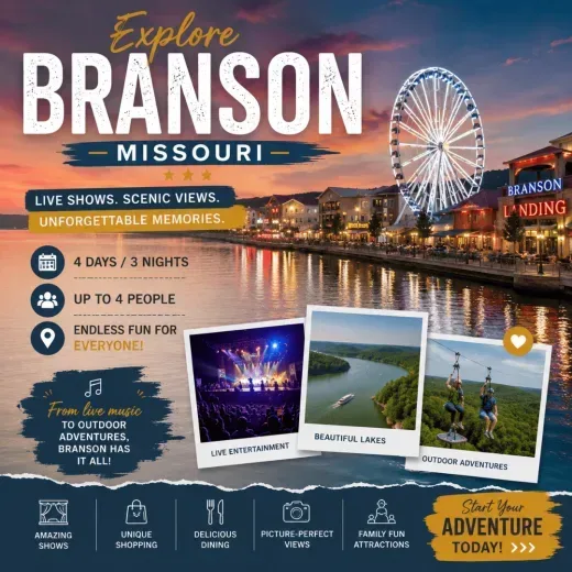 Residence Inn Branson — 4D/3N Branson, MO