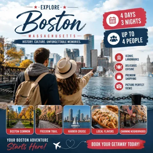 Wyndham Boston Beacon Hill — 4D/3N Boston, MA
